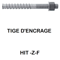 TIGE D'ENCRAGE ET SCELLEMENT